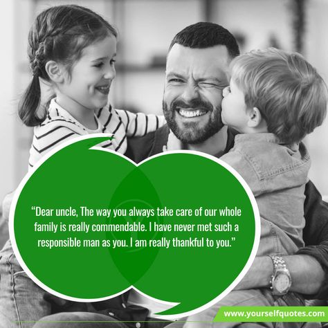 Thank You Messages for the Uncle you respect the most are words to share your feelings towards him and pay due respect to him. This article contains a... , Heart-Warming Message For Uncle To Say Thank You , https://www.yourselfquotes.com/thank-you-messages-for-uncle/ I Hope You Know, My Uncle, Close Relationship, Thank You Messages, Heart Warming, I Adore You, Best Motivational Quotes, I Appreciate You, Felt Hearts