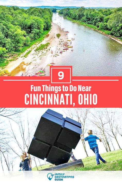 Interested in activities close to Cincinnati? Tired of ideas about the top things to do in Cincinnati because you’re looking for things NEAR Cincinnati? We’re FamilyDestinationsGuide, and we’re here to help: Discover the most fun places to go, the top places to visit, and the best things to do near Cincinnati, OH - so you get memories that last a lifetime! #cincinnati #cincinnatiarea #cincinnatithingstodo #cincinnatiwithkids #cincinnatiactivities #nearcincinnati #cincinnatitravel Things To Do In Cincinnati, Family Destinations, Fun Places To Go, Fun Activities To Do, Cincinnati Ohio, United States Travel, Best Places To Visit, Activities To Do, Vacation Ideas