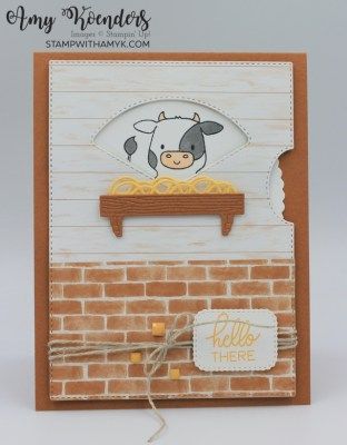 Stampin Up Give It A Whirl Dies, Peekaboo Cards, Spinner Cards, Farm Cards, Sheep Cards, Spinner Card, Handmade Cards Diy, Slider Cards, Paper Crafts Card