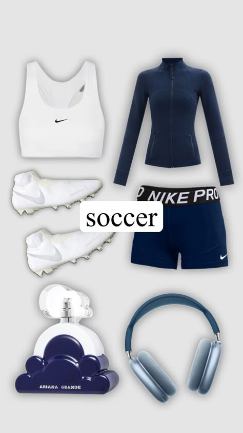 Soccer Outfits For Women, Soccer Outfits For Practice, Soccer Practice Outfits, Soccer Fits, Soccer Girls Outfits, Sporty Fits, Soccer Essentials, Sports Outfits, Sports Outfit