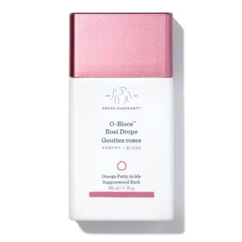 Drunk Elephant Skincare Pink, Drunk Elephant Hair Care, Pink Drunk Elephant, Things To Add To Ur Wishlist, Wishlist Background, Drunk Elephant Rosi Drops, Rosy Drops, Drunk Elephant Drops, Skin Care Drunk Elephant