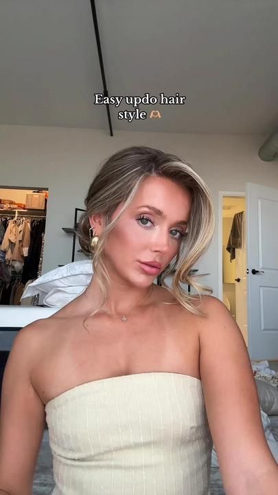 TikTok · Abby Baffoe Abby Baffoe Hair, Mother Of The Groom Hairstyles, Im Obsessed, Easy Hair Updos, Wedding Guest Hairstyles, Easy Updos, Mother Of The Groom, Hair Updos, Last Night