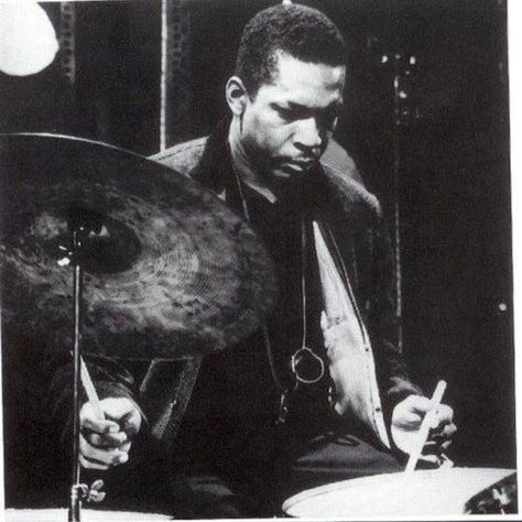 John Coltrane seared at Elvin Jones' kit Playing The Drums, Playing Drums, John Coltrane, Jazz Artists, Cool Jazz, The Drums, How To Play Drums, Miles Davis, Jazz Musicians