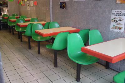 Greasy Spoon Cafe, Greasy Spoon, Glass Chair, Chicken Shop, Ergonomic Computer Chair, Mid Century Colors, Vintage Diner, Scandinavian Dining Chairs, Upholstery Fabric For Chairs