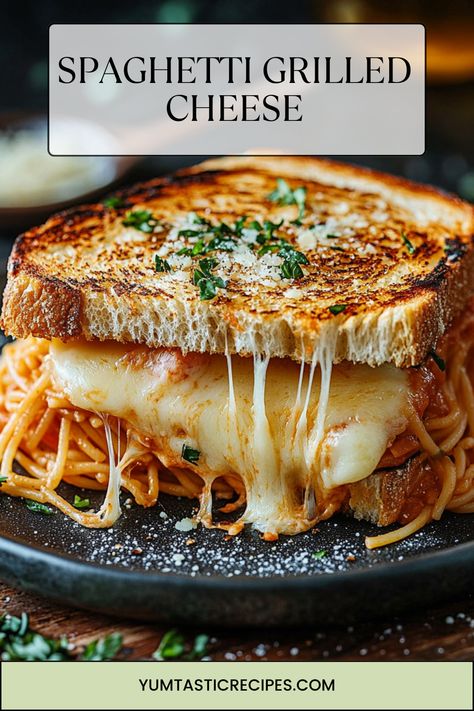 Transform your favorite dishes into one epic sandwich! This Spaghetti Grilled Cheese is a creative way to enjoy the flavors you love in a whole new form. Perfect for kids, parties, or a personal indulgence. Don’t miss out—make it today!

#CreativeRecipes #FunFoodIdeas #GrilledCheeseTwist #PastaLove #QuickAndEasyMeals Spaghetti Grilled Cheese Sandwich, Spaghetti Grilled Cheese, Grilled Sandwich Recipes, Spaghetti Sandwich, Grilled Sandwich Recipe, Cheese Spaghetti, Grilled Sandwich, Grilled Cheese Sandwich, Cheese Sandwiches