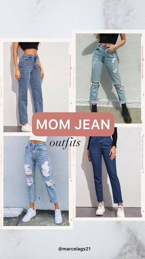 Outfits Con Jeans Mom Invierno, Mom Jean Outfits, Outfits Con Jeans, Mom Jeans Outfit, Jeans Mom, Mom Jean, Sporty Chic, Instagram Aesthetic, Ripped Jean