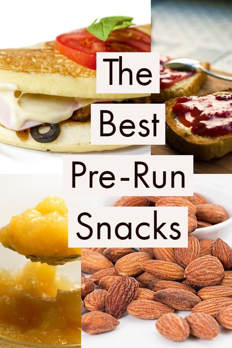 Having the right fuel before you go for a run can make all the difference. Running on an empty stomach will leave you struggling with low energy, but eat to much and you will wish you stayed at home instead of lacing up those running shoes. These are a few great snacks you can have ahead of a run based on how much time you have before you head out. #run #running #snack #fit #fitness #marathon #runningshoes #healthyfood Best Pre Run Foods, Pre Run Snack Runners, Best Pre Run Snacks, Marathon Snacks Runners, Foods To Eat Before Running, Snacks Before Running, Pre And Post Run Food, Pre Running Snacks, Best Time To Run