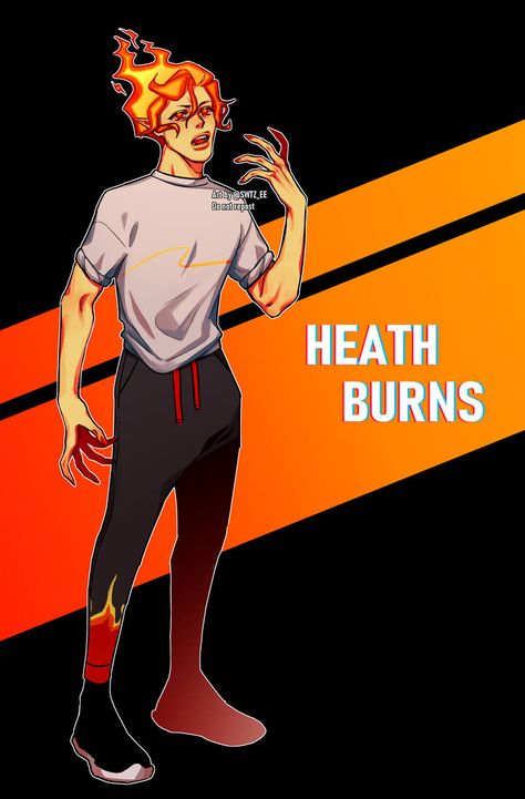 Heath Burns Fanart, Heath Monster High, Monster High Heath Burns, Monster High Fanart, Heath Burns, Kawaii Art, Monster High, Deviantart, Google Search