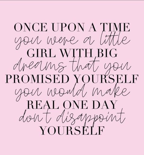 ✨READ THAT AGAIN ✨What did you dream of as a little girl?! ✨There was never any doubt that surrounded those dreams when you were a little girl ✨You simply dreamed a dream and just knew and believed it would come true ✨That’s the faith and belief you need to find again #dream #dreamscometrue #dreamer #dreamcatcher #dreamscometrue #dreamscometrue✨ #believeinyourdreams Come On Kid This Is Your Dream, I Am Creating The Life Of My Dreams, Sweet Girl Quotes, Dream Girl Quotes, Reflective Quotes, Dreams Come True Quotes, Dream Again, Model Quotes, Stitch Tattoo