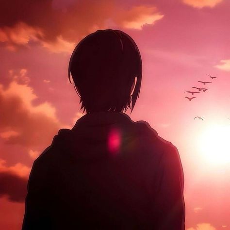 Anime Pictures Profile, Eren Profile Picture, Eren Aesthetic Icon, Attack On Titan Profile Picture, Photo Profil Anime, Eren Jaeger Aesthetic, Roman Wallpaper Aesthetic, Eren Jaeger Pfp, Aesthetic Pictures Sunset