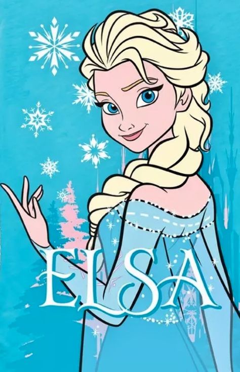 Elsa Painting Easy, Anna Frozen Drawing, Elsa Painting, Elsa Clipart, Elsa Drawing, Disney Mural, Frozen Cartoon, Frozen Painting, Frozen Drawings