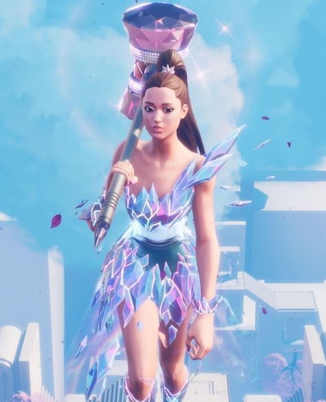 Ariana Grande Fortnite, Ariana Grande Poster, Skin Images, Fortnite Skins, Ariana Grande Pictures, Disney Princess Wallpaper, Clash Royale, Blackpink Funny, Cat Valentine