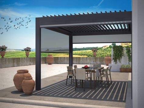 Pergola With Curtains, Waterproof Pergola, Wall Mounted Pergola, Bioclimatic Pergola, Pergola Curtains, Retractable Roof, Aluminum Pergola, Pergola With Roof, Outdoor Living Spaces