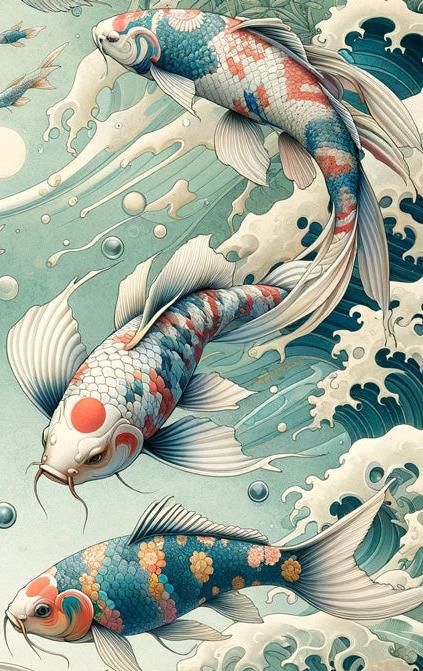 Carpe Koi, Diy Watercolor Painting, Koi Carp, Traditional Japanese Art, R Tattoo, Next Tattoo, Diy Watercolor, Art Japonais, Koi Fish