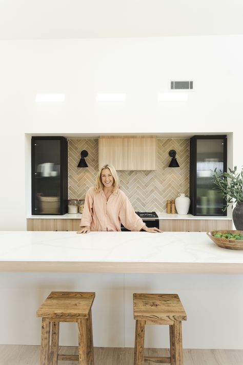 Step into the Branxton kitchen, where modern design meets functionality. Featuring an expansive island bench, butler's pantry and open-plan layout, it's perfect for seamless living and entertaining.

#branxton265 #sconedisplayhome  #modernkitchen #islandbench #butlerspantry #openplanliving #kitchendesign #functionalhome #kitcheninspiration

@caromaaustralia @fisherpaykel @polytec Kitchen Cabinets Without Handles, Kitchen Cabinets To Ceiling, Barwon Heads, Cabinets To Ceiling, Coastal Country, Light Hardwood, Beach Kitchens, Light Hardwood Floors, Beach House Kitchens