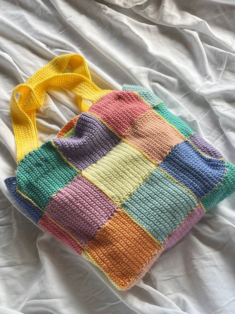 Multicolor Crochet Bag, Trendy Multicolor Crochet Bag, Trendy Multicolor Crochet Tote Bag, Handmade Retro Multicolor Crochet Bag, Eco-friendly Multicolor Crochet Tote Bag, Multicolor Crochet, Colourful Crochet, Easy Crochet Animals, Colorful Crochet