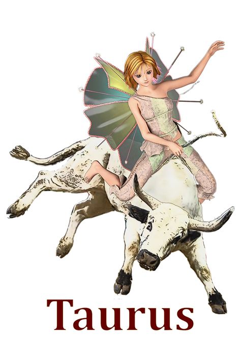 Illustrated fairy image, Cute Taurus zodiac fairy. Artwork by David Hardesty, @hardestyarts . Buy the following products with this image at Teepublic.com: t-shirts, hoodies, tank tops, crewneck, baseball tee, baby bodysuit, stickers, phone cases, mugs, wall art, notebooks, pillows, totes, tapestries, pins, magnets and masks. Taurus Fairy, Zodiac Sign Art, Fairies Dancing, Fairy Images, Fairy Illustration, Taurus Woman, Whimsical Artwork, Fairy Artwork, Cute Fairy