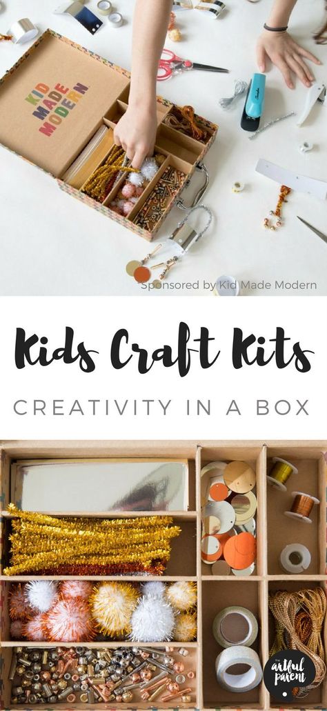 Kids craft kits make great gifts and also provide all the materials for a variety of creative projects. Here are some awesome open-ended craft kits for kids. #artsupplies #kidsart Craft Gifts For Kids, Kids Craft Kits, Kids Craft Box, Art Kits For Kids, Health Medicine, Creative Kids Crafts, Box Creative, Busy Books, Kids Crafting