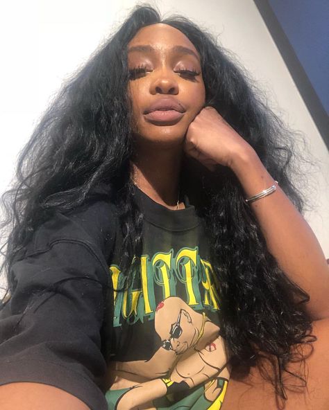 🐻 Sza Singer, Brown Skin, Black Is Beautiful, Hair Goals, Straight Hairstyles, Pretty People, Black Hair, The Help, Diva