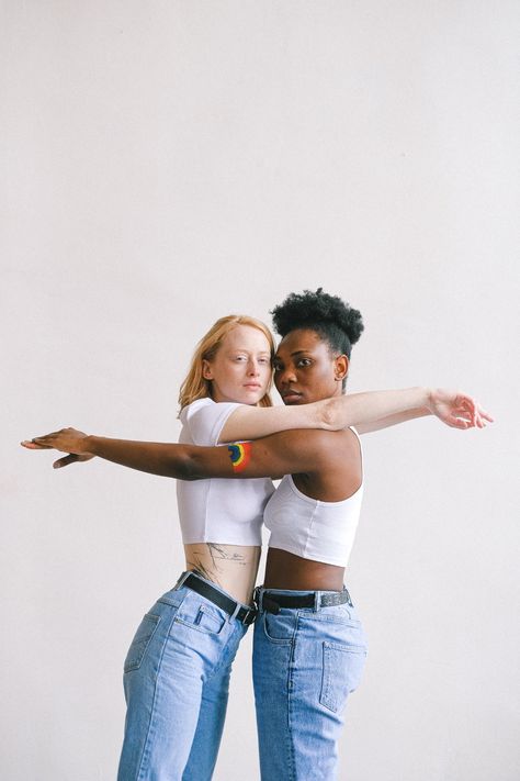 Pride Photoshoot Ideas At Home, Woman Loving Woman, Photoshoot Studio, Studio Photoshoot, Black Man, Lgbtq Pride, Let's Celebrate, Love Spells, Photography Inspo