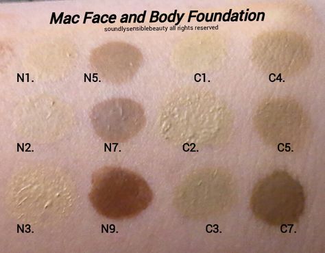 Mac Face and Body Foundation Mac Face And Body Foundation, Mac Makeup Lipstick, Mac Makeup Foundation, Mac Face And Body, Mac Makeup Looks, Best Mac Makeup, Mac Foundation, Foundation Swatches, Pretty Eye Makeup