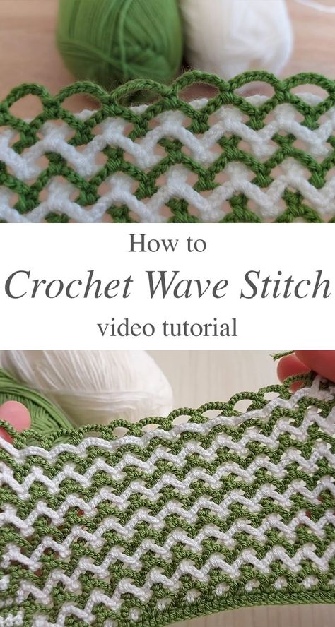 Crochet Wave Stitch - Crochet & Knit by Beja - Free Patterns, Videos + How To All In One Crochet Blanket, Symbol Crochet Patterns, Grit Stitch Crochet Pattern, Fancy Crochet Stitches Free, Crochet Wave Stitch Tutorial, Scale Stitch Crochet, Crochet Spiral Stitch, Free Crochet Diagram Patterns, Large Shell Crochet Stitch