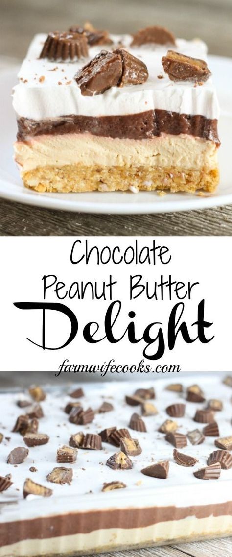 Peanut Butter Delight, Layered Dessert Recipes, Delight Dessert, No Bake Summer Desserts, Layered Dessert, Coconut Dessert, Dessert Oreo, Christmas Easy, Desserts Keto