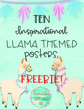 Llama Classroom, Posters For Classroom, Llama Decor, Library Labels, Boho Classroom, All About Me Activities, Student Numbers, Growth Mindset Posters, Preschool Classroom Decor