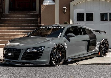 Bad-ass Audi R8 Audi R8 Modified, R8 Modified, Sports Car Aesthetic, Aesthetic Sport, Luxury Supercars, Dream Cars Audi, Luxury Cars Audi, Audi Car, Audi R8 V10