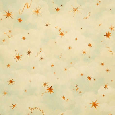 Luminaries - Dusk Wallpapers | Schumacher Whimsical Stars, Celestial Objects, Appian Way, Painted Sky, Painting Antique Furniture, The Joy Of Painting, Space Gallery, Scale Design, Painting Services