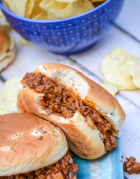 Grandma's Sloppy Joes From Scratch - 4 Sons 'R' Us Sloppy Joes With Manwich, Old School Sloppy Joe Recipe, Hand Sandwiches, Cooked Sandwiches, Recipe For Sloppy Joes, Sloppy Joes From Scratch, Youtube Pictures, Homestyle Recipes, Sloppy Joe Recipe Easy