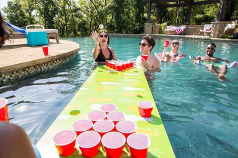 15 Fun Pool Party Games for Everyone to Enjoy this Summer #GiftIdeas #UnusualGifts #UniqueGifts #BestGiftIdeas #CoolGiftIdeas #ThingsIDesire Pool Activities For Adults, Pool Party Games Ideas, Bnb Party, Adult Pool Party Games, Pool Party Games For Adults, Party Games For Everyone, Fun Pool Party Games, Pool Games For Adults, Pool Games For Kids