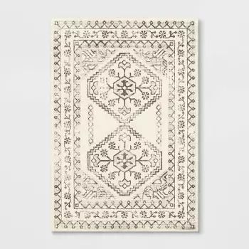 Bedroom Rugs : Target Rug Cream, Persian Style Rug, Persian Style, Target Rug, Persian Pattern, Cream Area Rug, Cream Rug, Accent Rug, Rectangular Rugs