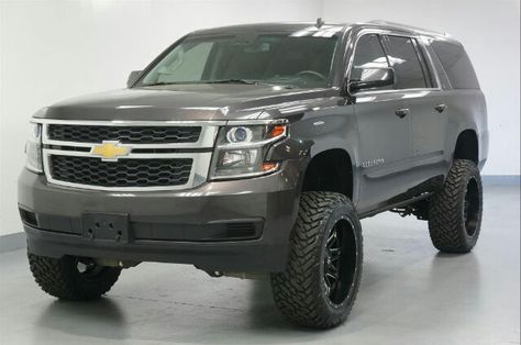 2016 Chevrolet Suburban LT lifted Lifted Suburban, Lifted Tahoe, Lifted Chevy Tahoe, Truck Rims, Dropped Trucks, Expedition Truck, Car Chevrolet, Built Truck, Overland Vehicles