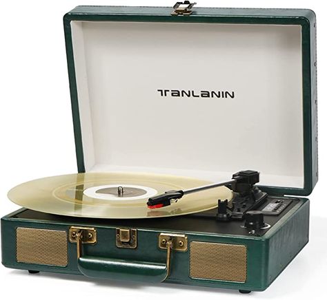 Green Record Player, Best Record Player, Suitcase Record Player, Vinyl Turntable, Patagonia Brand, Bluetooth Record Player, Portable Record Player, Turntable Record Player, Record Shelf