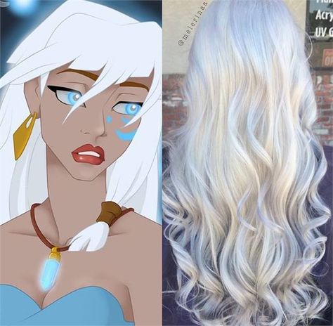 FORMULA: Kida Inspired ICE White - Hair Color - Modern Salon Color Formulations, Kenra Color, Going Blonde, White Hair Color, White Blonde Hair, Luscious Hair, Icy Blonde, Ash Blonde Hair, Vlasové Trendy