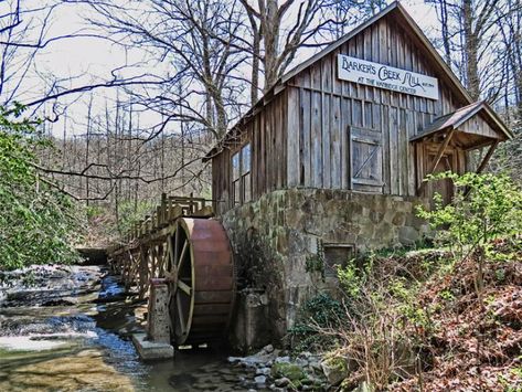 Old Grist Mill, Windmill Water, Water Wheels, Wind Mill, Grist Mill, Water Powers, Water Mill, Landscape Quilts, Rural Scenes