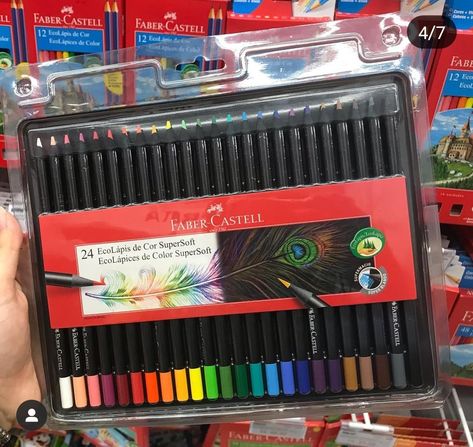 Lápis de cor Faber castell 24 cores Lapis Faber Castell, African Quotes, Dr Marvel, Bic Pens, Art Supplies Storage, College School Supplies, Emergency Bag, Bulletin Journal Ideas, School Pencils