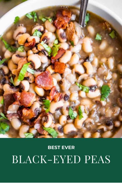 Southern Black Eyed Peas Recipe, Black Eyed Peas Recipe Crock Pot, Blackeyed Pea Recipes, Southern Black Eyed Peas, Vegetable Casseroles, Blackeyed Peas, Black Eyed Peas Recipe, Peas Recipe, Southern Dishes