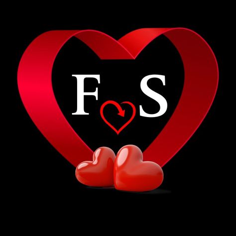 #love #alphabetwallpaper #f&Slovewallpaper #heart #blacklovewallpaper #lovepassion #Pinterest #graphicdesign S And F Letters Love, S Love Dp, F S Love Dp, F Letter Images, S Name Logo, Love Dp, Wallpaper Letter, Sf Wallpaper, F Letter