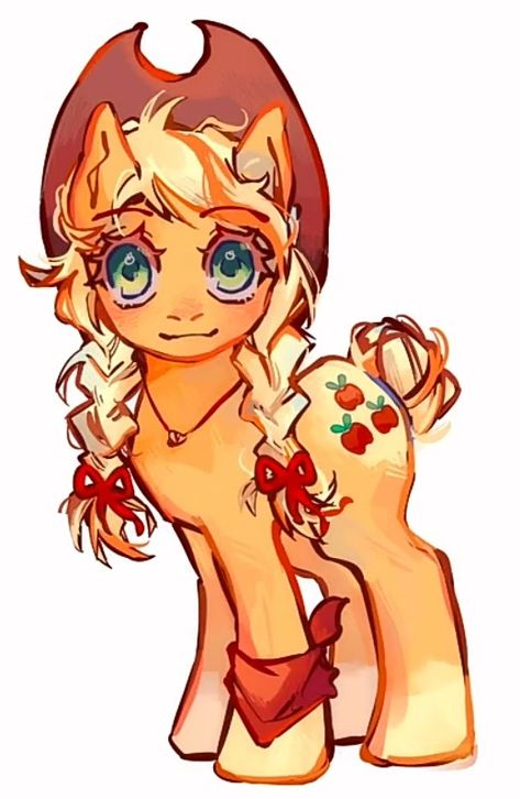 Apple Jack Mlp, Applejack Mlp, My Little Pony Applejack, Apple Jack, Mlp Art, Mlp Fan Art, My Little Pony Drawing, My Little Pony Characters, Mlp Pony