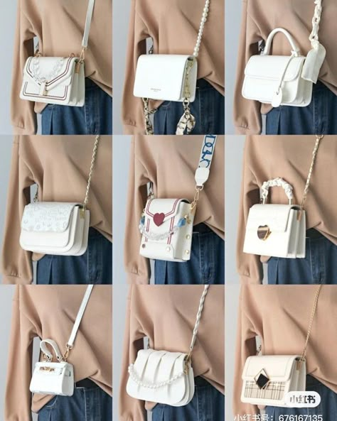 Slingbag Wanita, Video Bag, Types Of Accessories, How To Tie Shoes, Cute School Bags, Diy Clothes Hacks, My Style Bags, Cute Shoes Heels