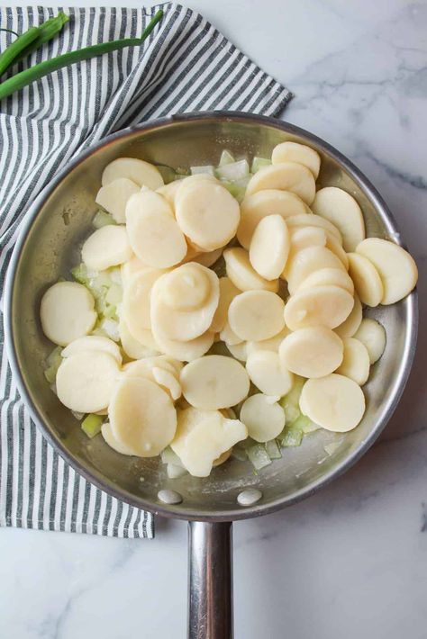 Frying Canned Potatoes, Recipe For Canned Potatoes, Sliced Canned Potatoes Recipes, Fried Canned Potatoes, Recipes Using Canned Potatoes, Canned Potatoes Recipes, Can Potatoes Recipes, Vegetable Canning, Frugal Breakfast