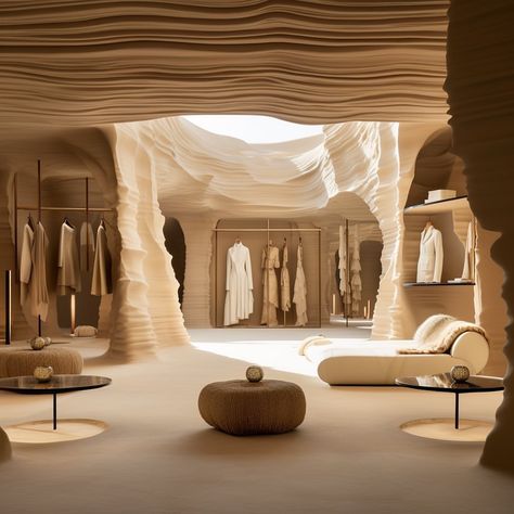 Mr Sandman, bring me a dream... #sandcastles #beachlife #beachvibes #luxuryhomes #architexture #diseñodeinteriores #mimarlik #archdigest… | Instagram Sand Interior, Mr Sandman, Rooms Interior, Earthship Home, Artistic Space, Earth Design, Earth Homes, Warm Tone, Retail Interior