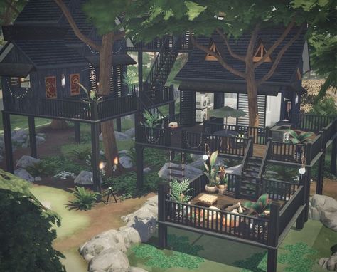 Sims 4 Gallery, Bloxburg Decals Codes Wallpaper, Bangunan Minecraft, Sims 4 House Plans, Sims 4 House Building, House Floor Design, Sims 4 House Design, Casas The Sims 4, Sims Building