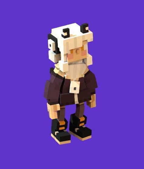 Voxel Character, Voxel Games, Voxel Art, Detective Game, Low Poly Character, Vector Character Design, Pixel Art Characters, Drawing Cartoon Characters, Isometric Art