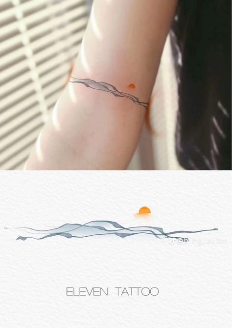 Pulse Tattoo, Beach Tattoo, Spiritual Tattoos, Classy Tattoos, Abstract Tattoo, Henna Tattoo, Tattoo On, Cute Tattoos, Tattoo Drawings