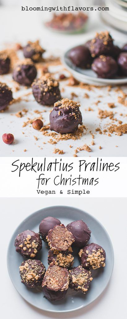 Vegan Pralines Recipe, Christmas Cookie Balls, Vegan Pralines, Vegan Christmas Desserts, Vegan Christmas Cookies, Cookie Balls, Vegan Holiday Recipes, Vegan Christmas Recipes, Vegan Chocolate Chip Cookies