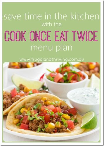 Cook Once Eat Twice, Fill Your Freezer, Food Basics, 10 Minute Meals, Frugal Food, Frugal Cooking, Meals Easy, Homemade Meals, Menu Plan