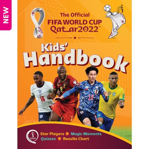 As excitement builds in the run-up to the world's greatest football competition, the official FIFA World Cup 2022 Kids' Handbook provides the perfect World Cup companion for young football fans. This book is bursting with information about the host country (Qatar), plus the stadiums, star players, FIFA World Cup facts, statistics, and much more. As well as everything a young fan needs to know to become a World Cup expert, there are football puzzles, quizzes, games, wordsearches, dot-to-dots and Fifa World Cup 2022 Qatar, Fifa Qatar, Quizzes Games, Christmas Books For Kids, 2022 Fifa World Cup, Kids Activity Books, World Cup 2022, Puzzle Books, Team Player